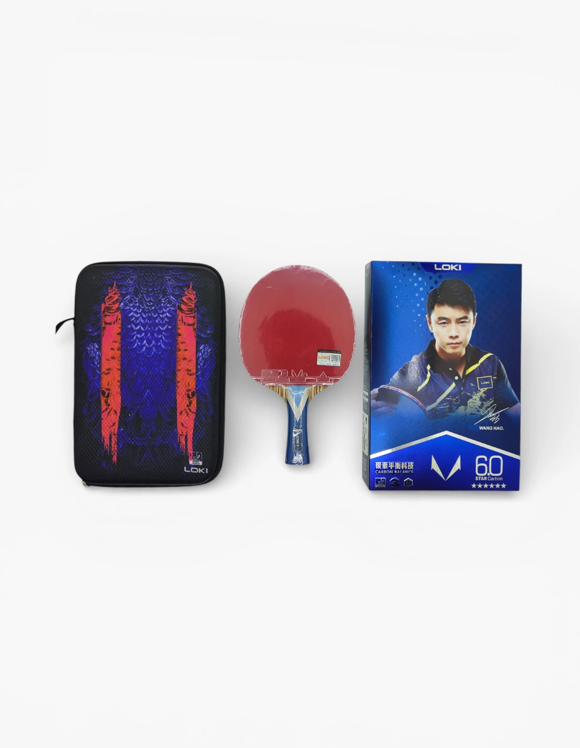 راکت پینگ پنگ Unisex بدون برند Loki 6 Star U